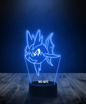 Lampka LED 3D Plexido Pokemon Carvanha - 3