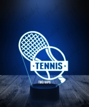 Lampka LED 3D Plexido Tennis Rakieta - 1