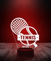 Lampka LED 3D Plexido Tennis Rakieta - 2