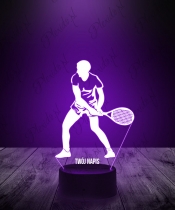 Lampka LED 3D Plexido Tennis Tenisista - 1