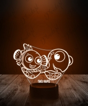 Lampka LED 3D Plexido Gdzie Jest Nemo Żółwik - 1