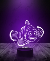 Lampka LED 3D Plexido Gdzie Jest Nemo Tata Marlin - 2