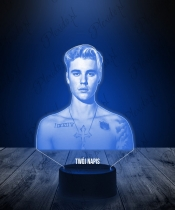 Lampka LED 3D Plexido Justin Bieber - 1