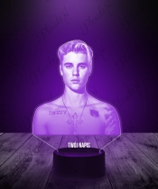 Lampka LED 3D Plexido Justin Bieber - 2