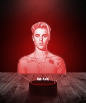 Lampka LED 3D Plexido Justin Bieber - 3