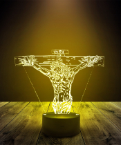 Lampka LED 3D Plexido Jezus Ukrzyżowanie - 1