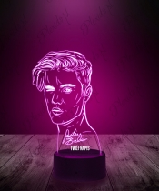 Lampka LED 3D Plexido Justin Bieber Autograf - Beliebers - 1