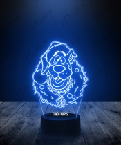 Lampka LED 3D Plexido Święta Scooby Doo - 1