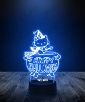 Lampka LED 3D Plexido Halloween Hello Kitty - 1