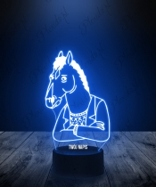 Lampka LED 3D Plexido BoJack Horseman - 3