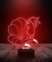 Lampka LED 3D Plexido Pokemon Ninetales - 3