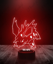 Lampka LED 3D Plexido Pokemon Nidorino - 3