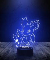 Lampka LED 3D Plexido Pokemon Nidorina - 3