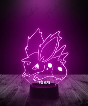 Lampka LED 3D Plexido Pokemon Nidoran - 2