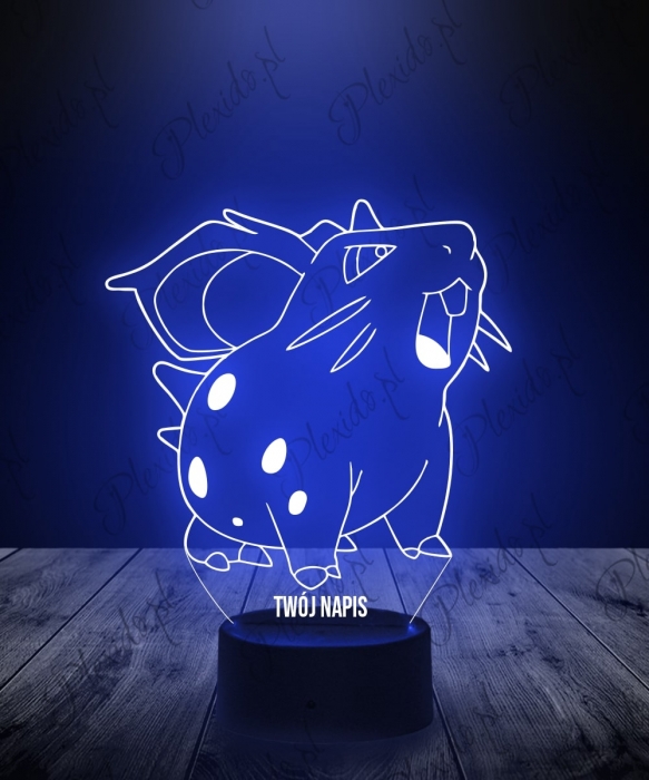 Lampka LED 3D Plexido Pokemon Nidoran♀ - 1