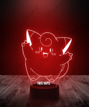 Lampka LED 3D Plexido Pokemon Clefairy - 2