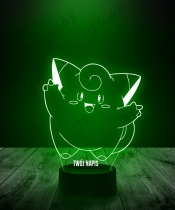 Lampka LED 3D Plexido Pokemon Clefairy - 3