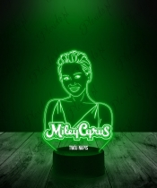 Lampka LED 3D Plexido Miley Cyrus - 1