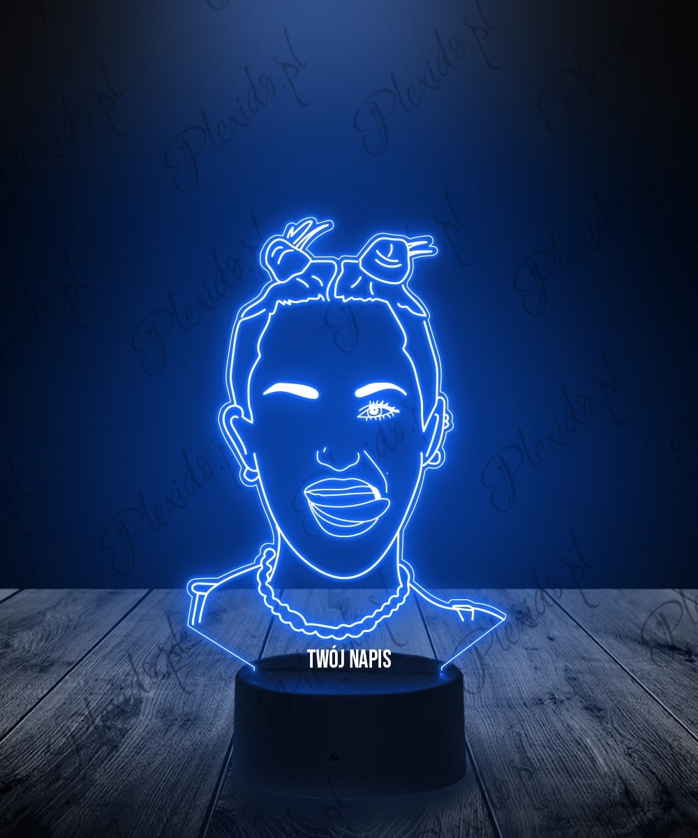 Lampka LED 3D Plexido Miley Cyrus Wink | Plexido.pl