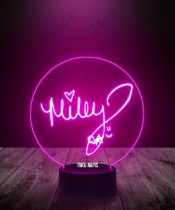 Lampka LED 3D Plexido Miley Cyrus Autograf - 1