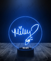 Lampka LED 3D Plexido Miley Cyrus Autograf - 2