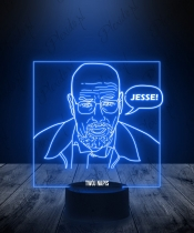 Lampka LED 3D Plexido Breaking Bad Walter Whtie - Jesse - 1