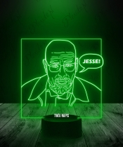 Lampka LED 3D Plexido Breaking Bad Walter Whtie - Jesse - 3