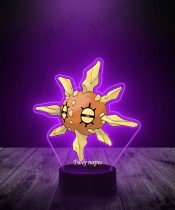 Lampka LED 3D Plexido z Nadrukiem UV Pokemon Solrock - 1