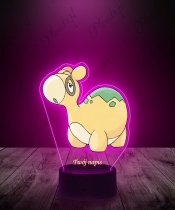 Lampka LED 3D Plexido z Nadrukiem UV Pokemon Numel - 1