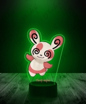 Lampka LED 3D Plexido z Nadrukiem UV Pokemon Spinda - 1