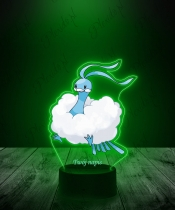 Lampka LED 3D Plexido z Nadrukiem UV Pokemon Altaria - 2