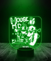 Lampka LED 3D Plexido Dr House Karykatura - 1