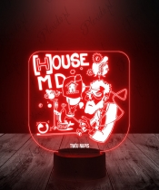 Lampka LED 3D Plexido Dr House Karykatura - 2