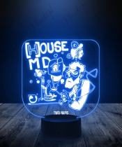 Lampka LED 3D Plexido Dr House Karykatura - 3