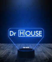 Lampka LED 3D Plexido Dr House Logo - 2