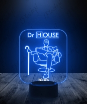 Lampka LED 3D Plexido Dr House Gregory - 1