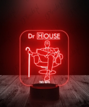 Lampka LED 3D Plexido Dr House Gregory - 3