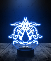 Lampka LED 3D Plexido Assassin's Creed Logo - 1
