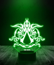 Lampka LED 3D Plexido Assassin's Creed Logo - 2