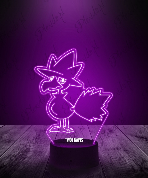 Lampka LED 3D Plexido Pokemon Murkrow - 1