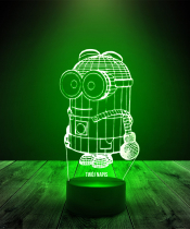 Lampka LED 3D Plexido Minionek Minionki - 1