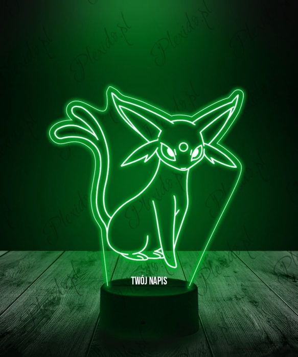 Lampka LED 3D Plexido Pokemon Espeon - 1