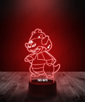 Lampka LED 3D Plexido Pokemon Slowking Toxic - 1