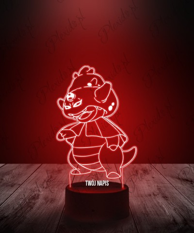 Lampka LED 3D Plexido Pokemon Slowking Toxic - 1