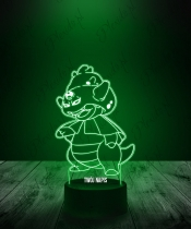 Lampka LED 3D Plexido Pokemon Slowking Toxic - 3