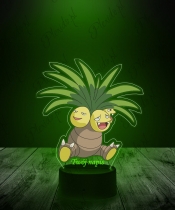 Lampka LED 3D Plexido z Nadrukiem UV Pokemon Exegguto - 1