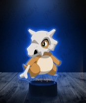 Lampka LED 3D Plexido z Nadrukiem UV Pokemon Cubone - 1