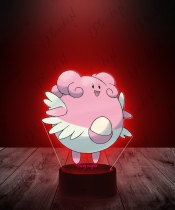 Lampka LED 3D Plexido z Nadrukiem UV Pokemon Chansey - 1