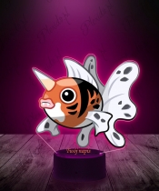 Lampka LED 3D Plexido z Nadrukiem UV Pokemon Seaking - 1