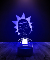 Lampka LED 3D Plexido Rick and Morty - 1